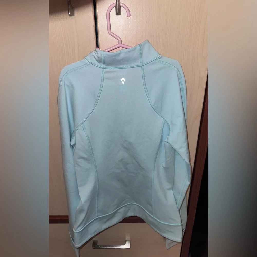 Ivivva by Lululemon Girls Full Zip Athletic Jacket Size 12 Blue Pink